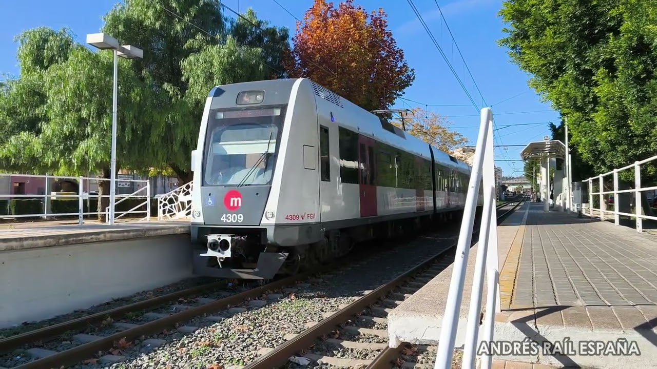 Circulaciones por Benaguasil [Metrovalencia] (L2)/ Estación de RENFE de Benaguasil [4K]