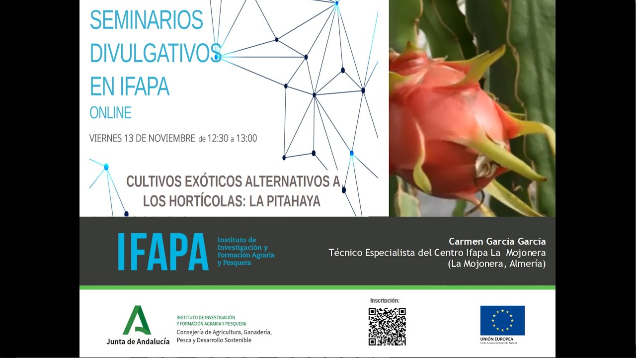 Cultivos exóticos alternativos a los hortícolas: La Pitahaya - Webinar 13nov2020