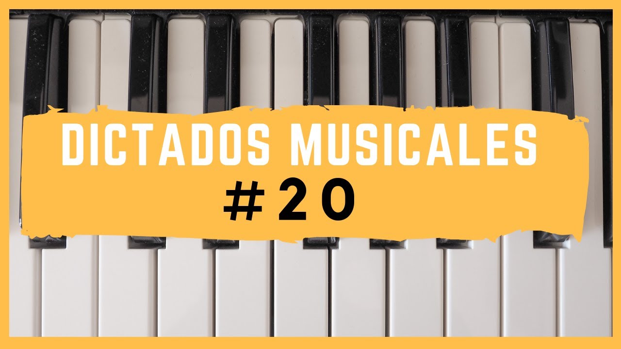 🎹 DICTADO MUSICAL (20) | 👂 EAR TRAINING  (Curso de Lenguaje Musical Solfeando)