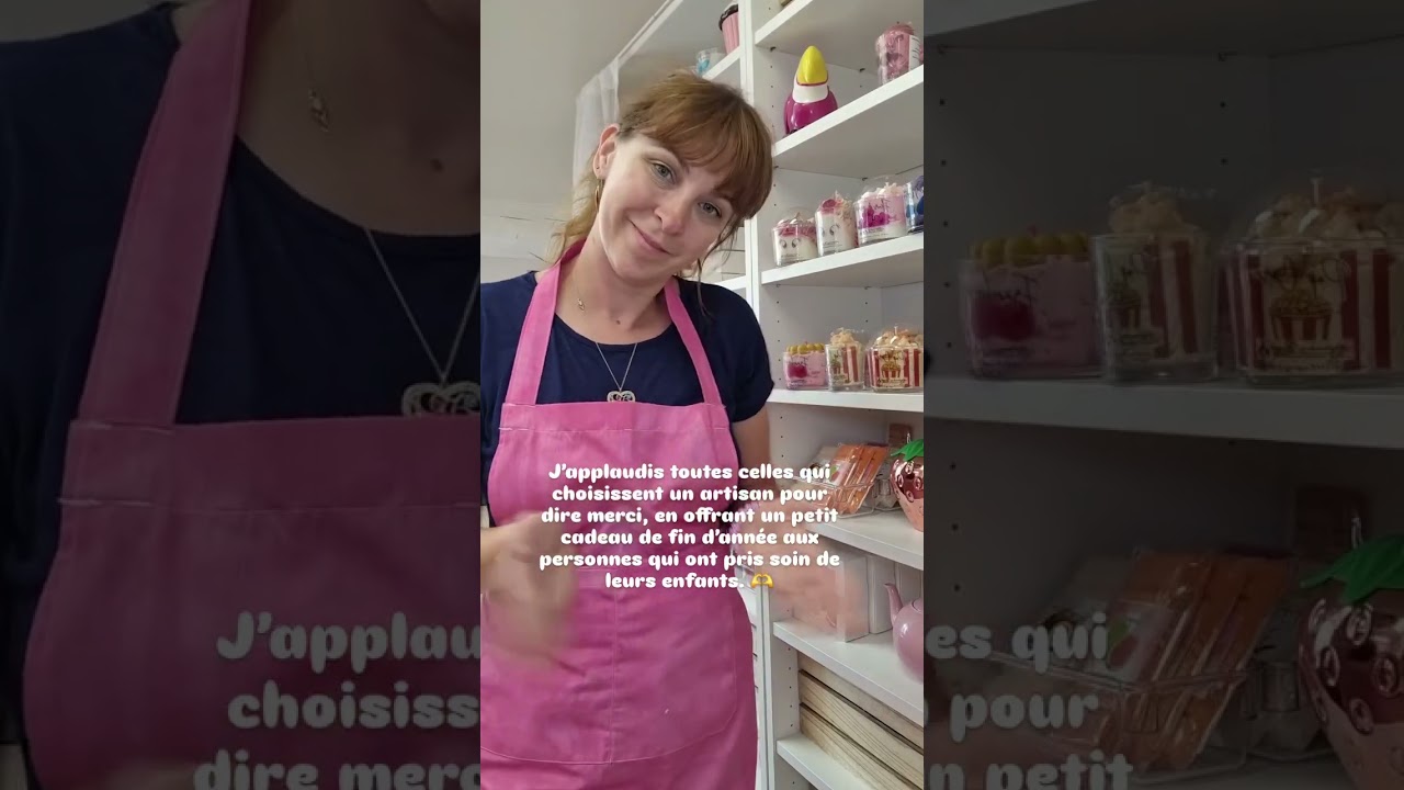 Cadeau Ma&icirc;tresse artisanat #bougiegourmande #bougieparfum&eacute;e