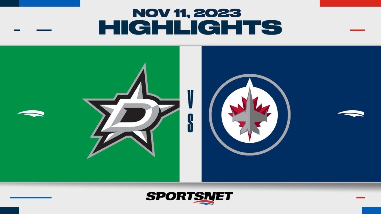 NHL Highlights | Stars vs. Jets - November 11, 2023