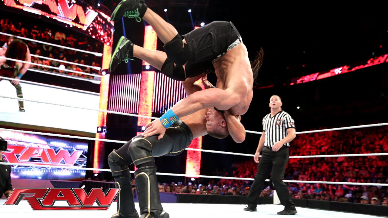 John Cena vs. Seth Rollins - United States Championship Match: Raw, July 27, 2015