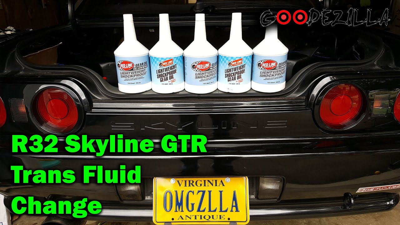R32 Skyline GTR Transmission Fluid Change