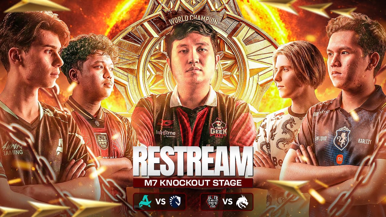 RESTREAM KNOCKOUTSTAGE MLBB M7 DAY 4! TLPH VS AURORA