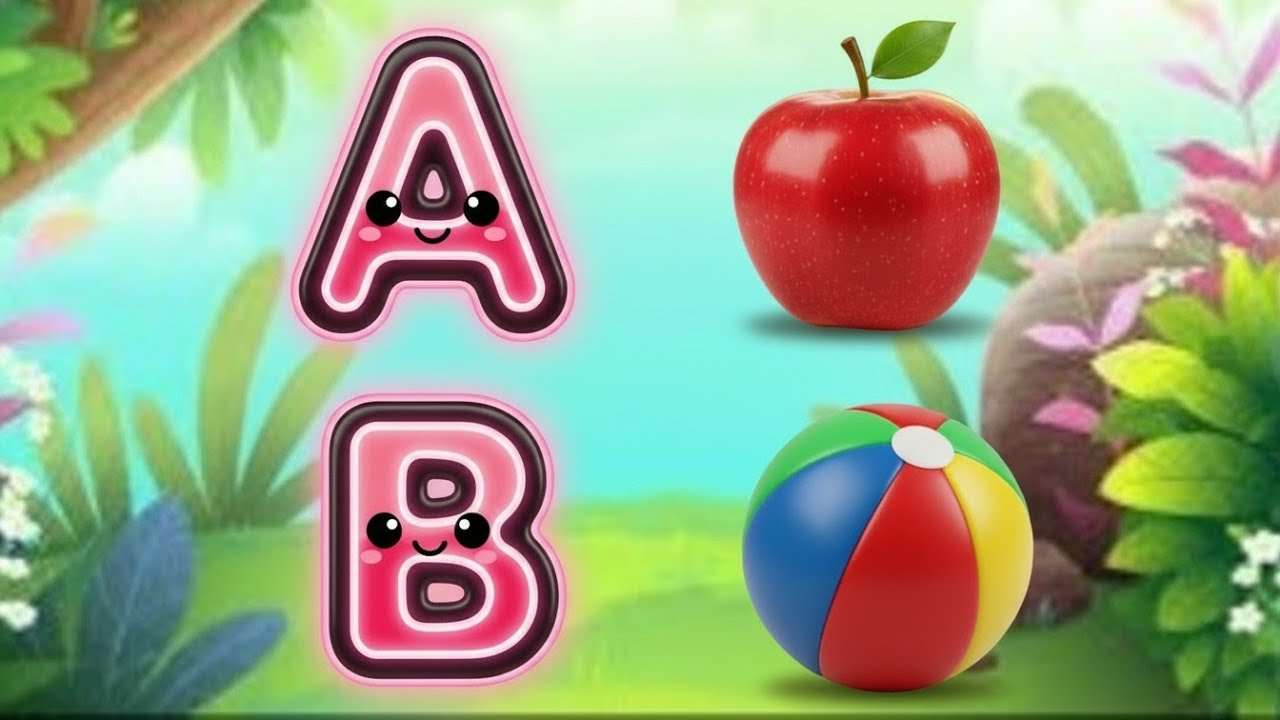 ABC Rhymes for Toddlers|ABC Phonics Song | A for Apple|B for Ball | Learn ABC Alphabet Song for Kids