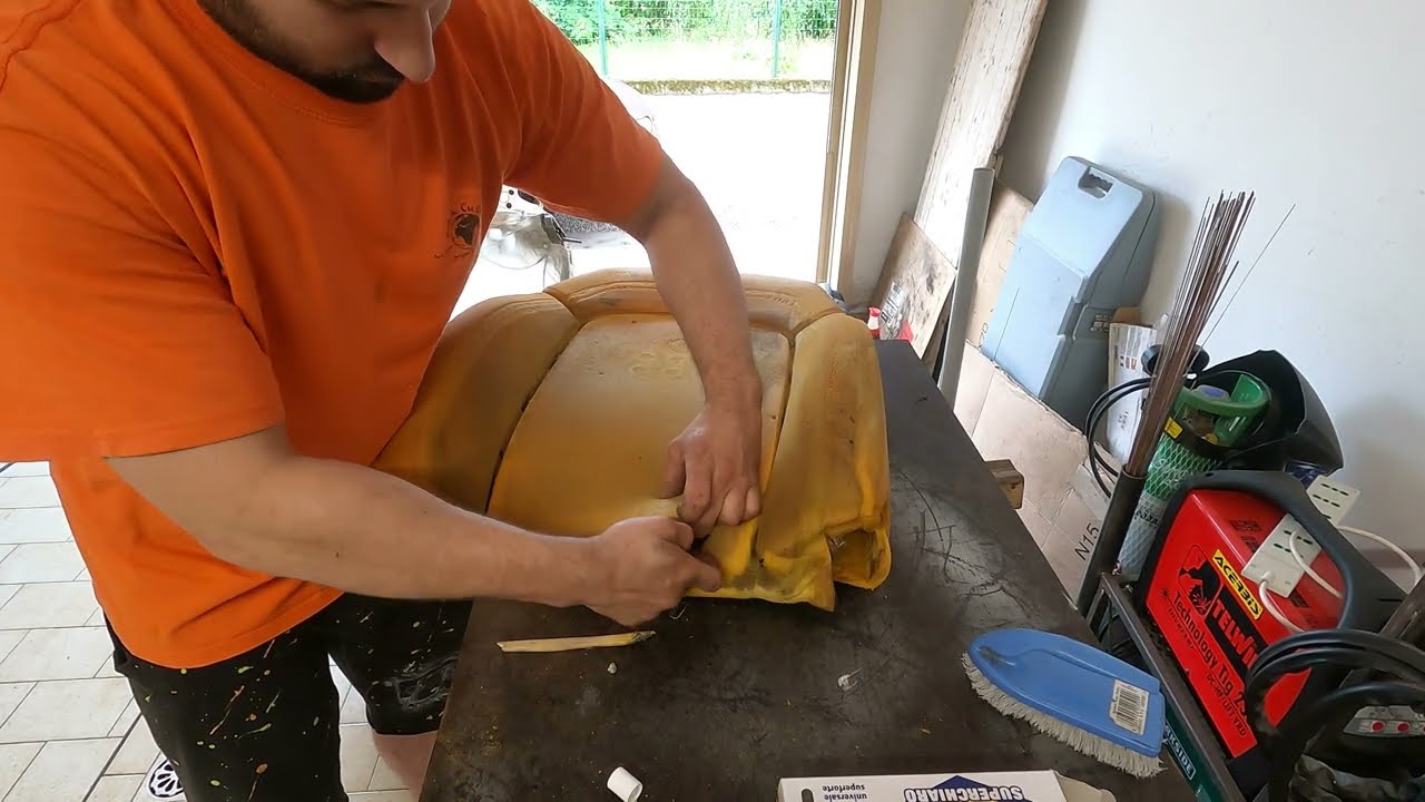 RIPRISTINO FODERA E IMBOTTITURA SEDILE GRANDE PUNTO