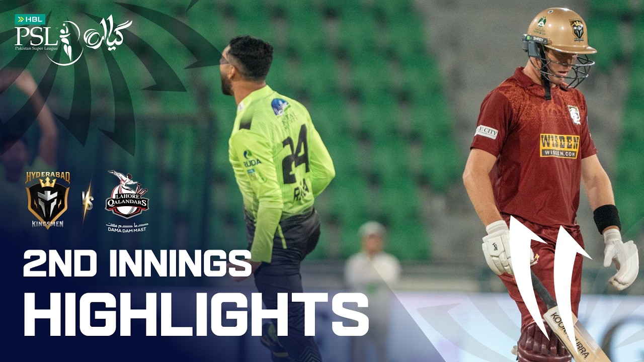 2nd Innings Highlights | Lahore Qalandars VS Hyderabad Kingsmen | Match 1 | HBL PSL 11 | MZB1K