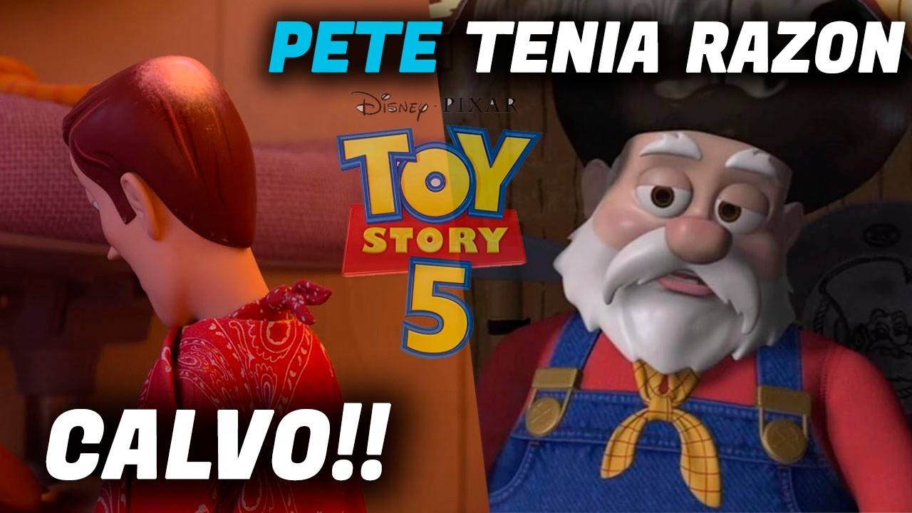 Woody se volvió Calvo Y el oloroso pete tenia razón? | toy story 5 trailer