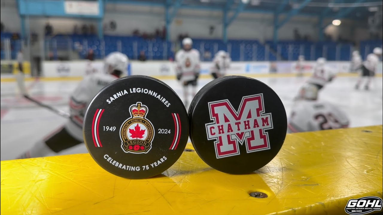 GOHL Spotlight Game &mdash; Chatham Maroons против Sarnia Legionnaires
