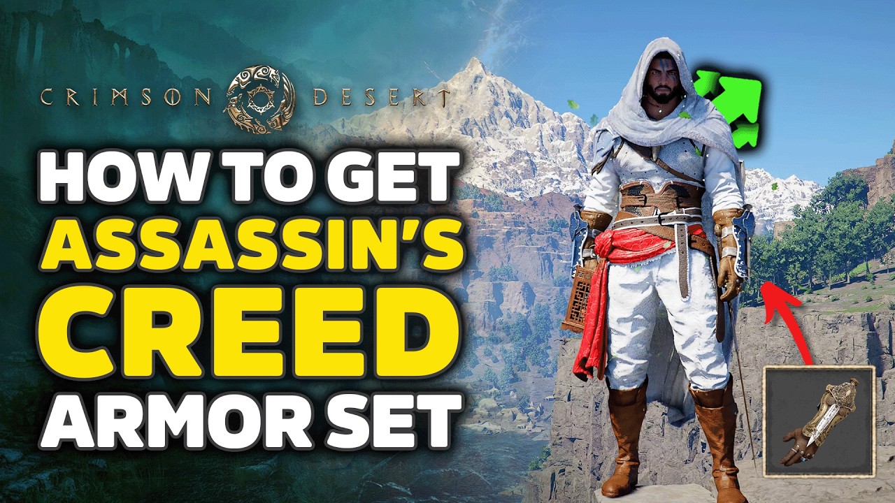 Руководство по комплекту брони и красителям Crimson Desert в Assassin's Creed - Местонахождение к...