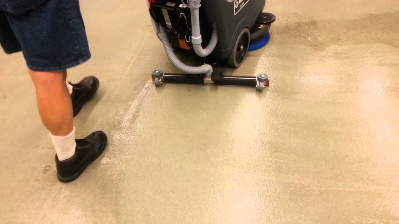 Waxie in-service new Advance SC400 scrubber