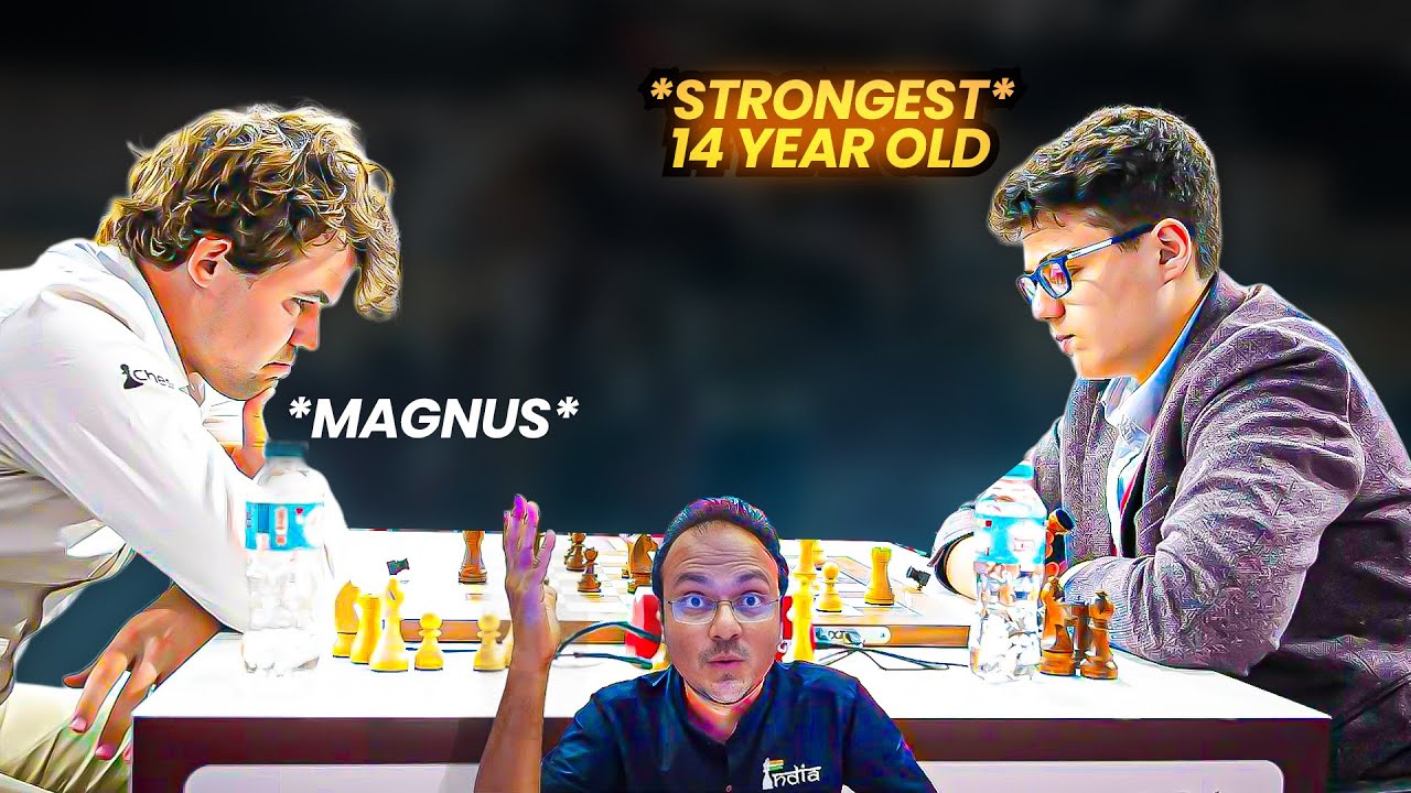 Magnus Carlsen vs the strongest 14-year-old in History Yagiz Kaan Erdogmus | Commentary by Sagar