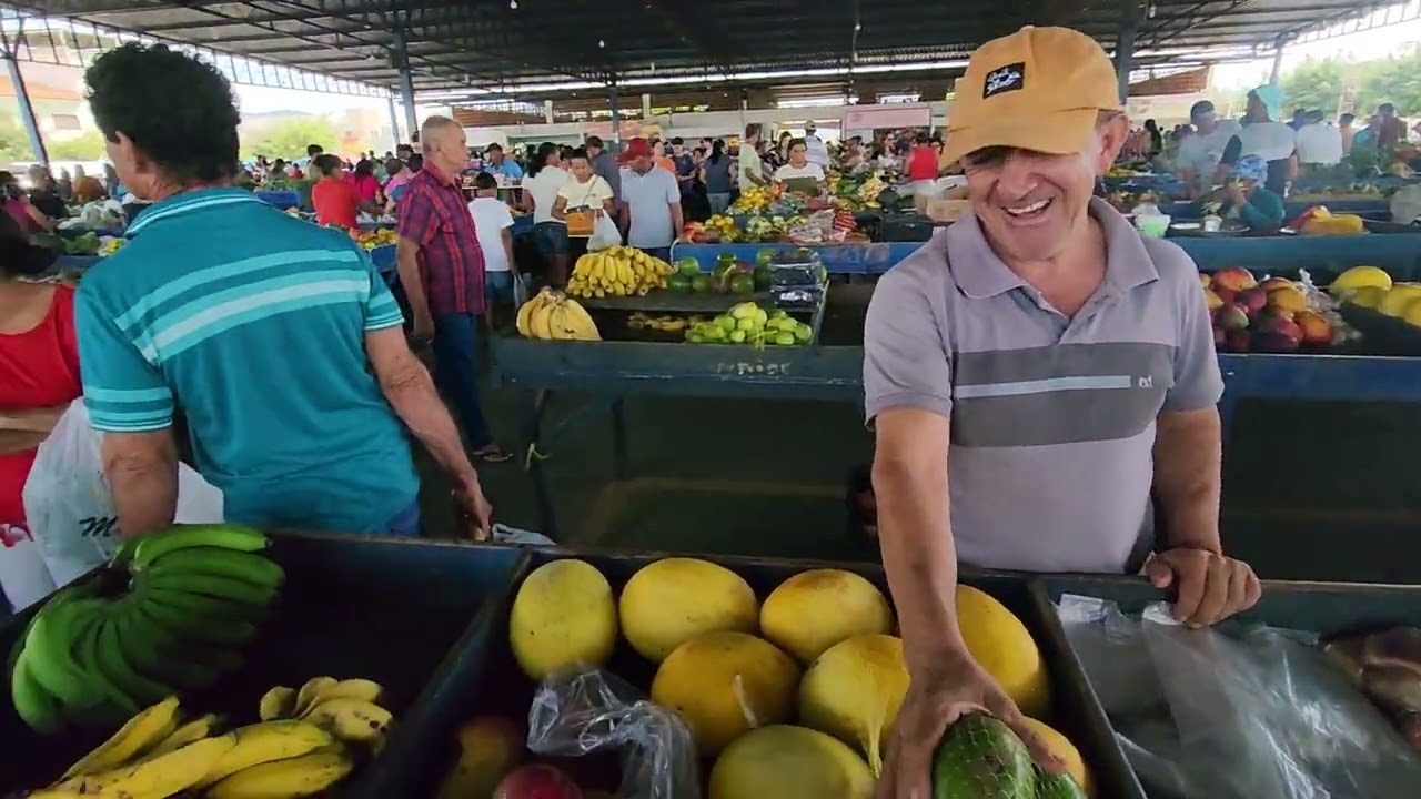 A nossa feira livre é muito animada