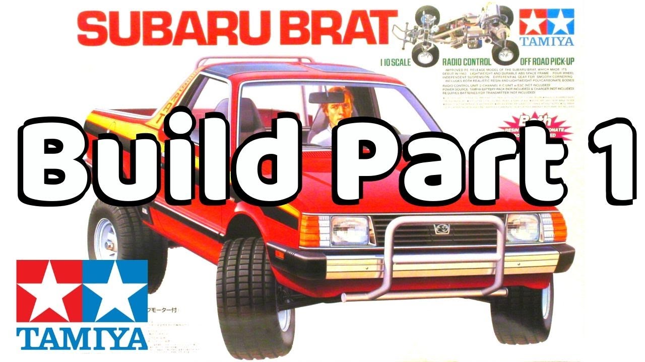 Tamiya Subaru Brat Build Guide Part 1 - Chassis and Front Suspension. Tamiya Kit 58384