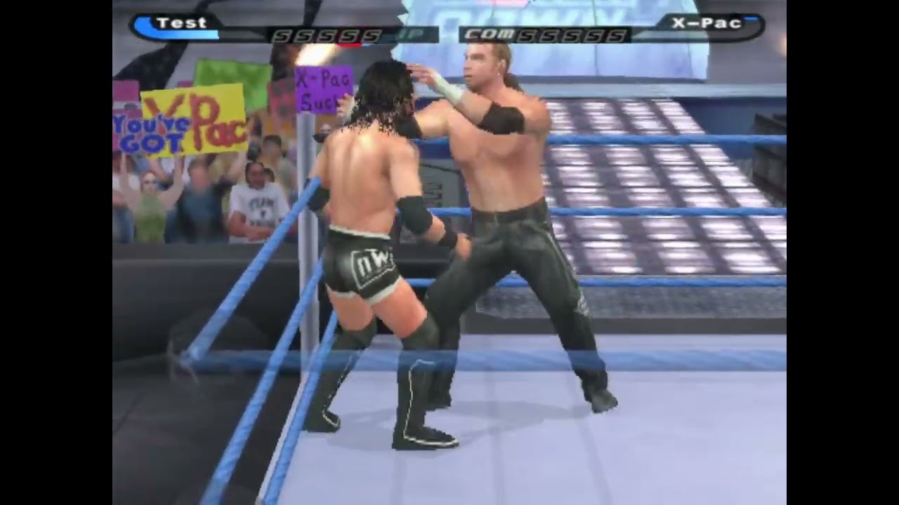 WWE Smackdown Shut Your Mouth - PS2 Gameplay - Test vs X-Pac