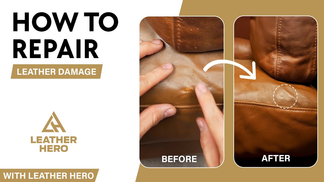 The right way to Use Leather Repair Kit with Eagle - How to repair Leather patches and holes