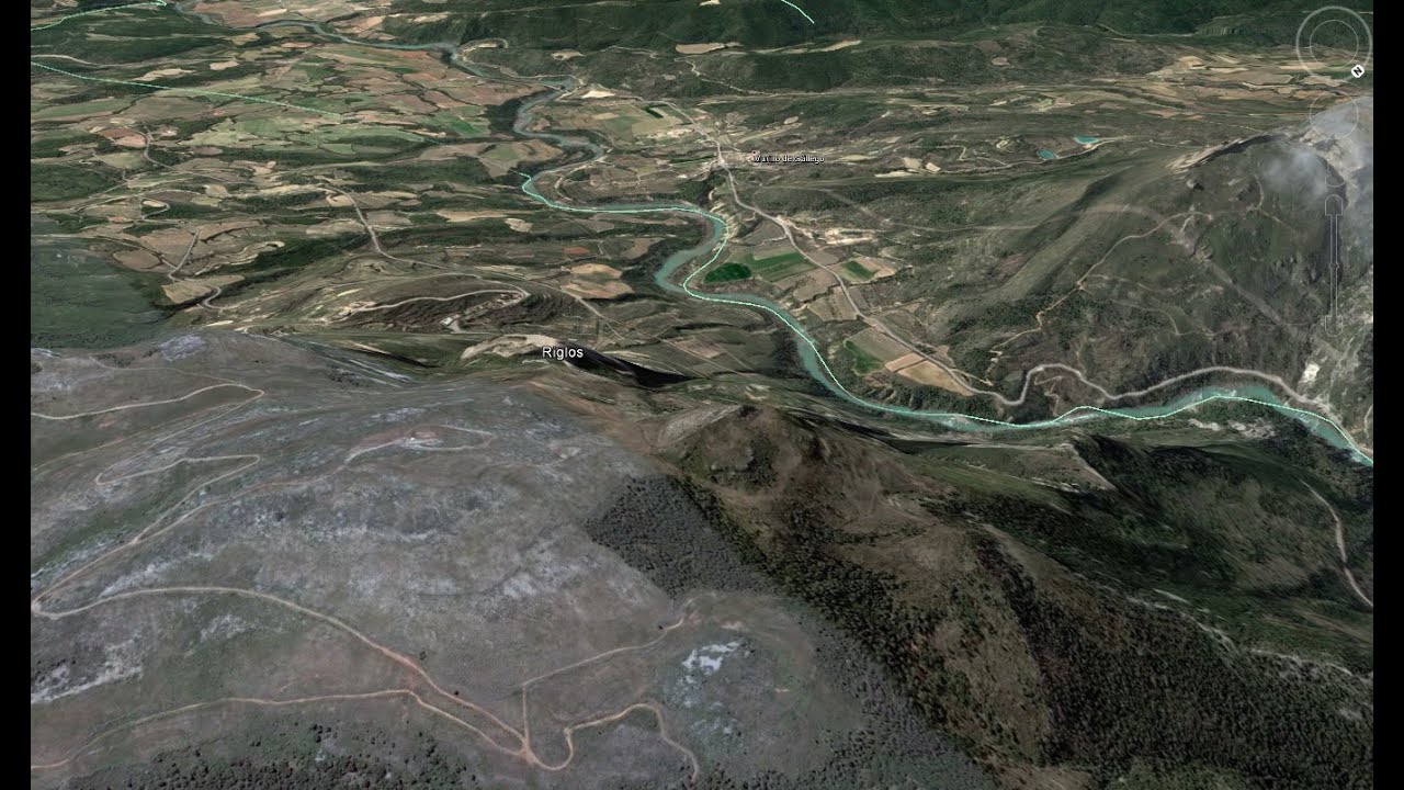 Sobrevolando el Río Gállego