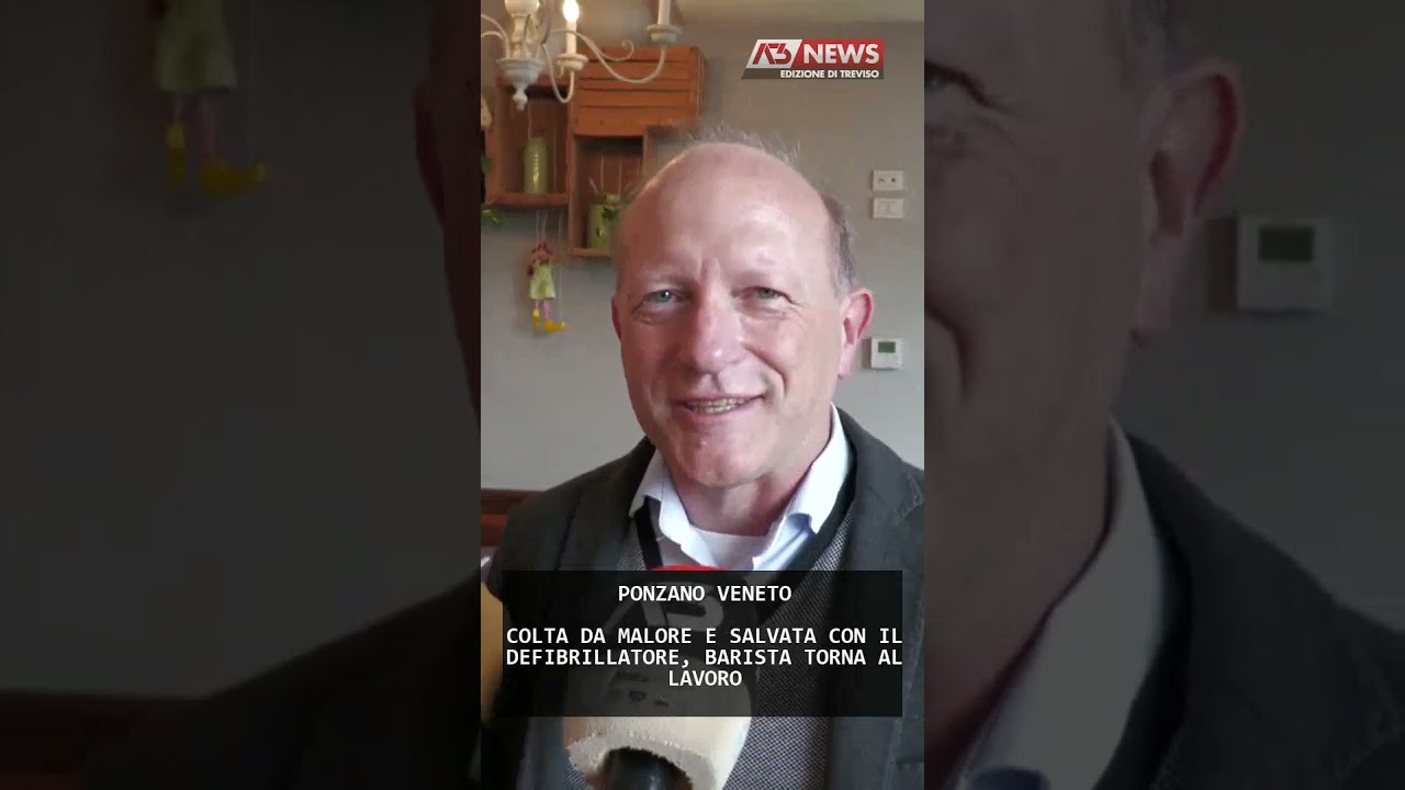 COLTA DA MALORE E SALVATA CON IL DEFIBRILLATORE, BARISTA TORNA AL LAVORO | 18/03/2026