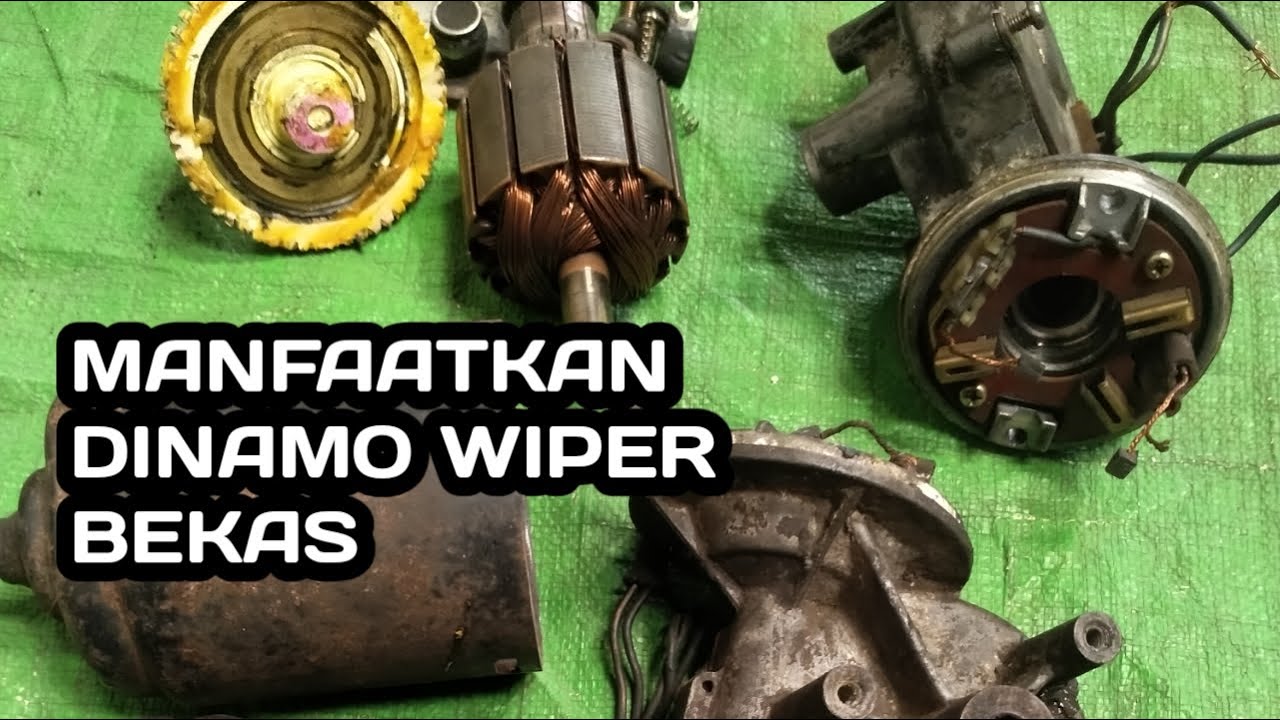 JANGAN BUANG MOTOR WIPER ( Dinamo Kipas Kaca ) BEKAS.||. MANFAATKAN.