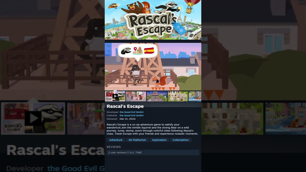 Rascal's Escape New or Trending Game