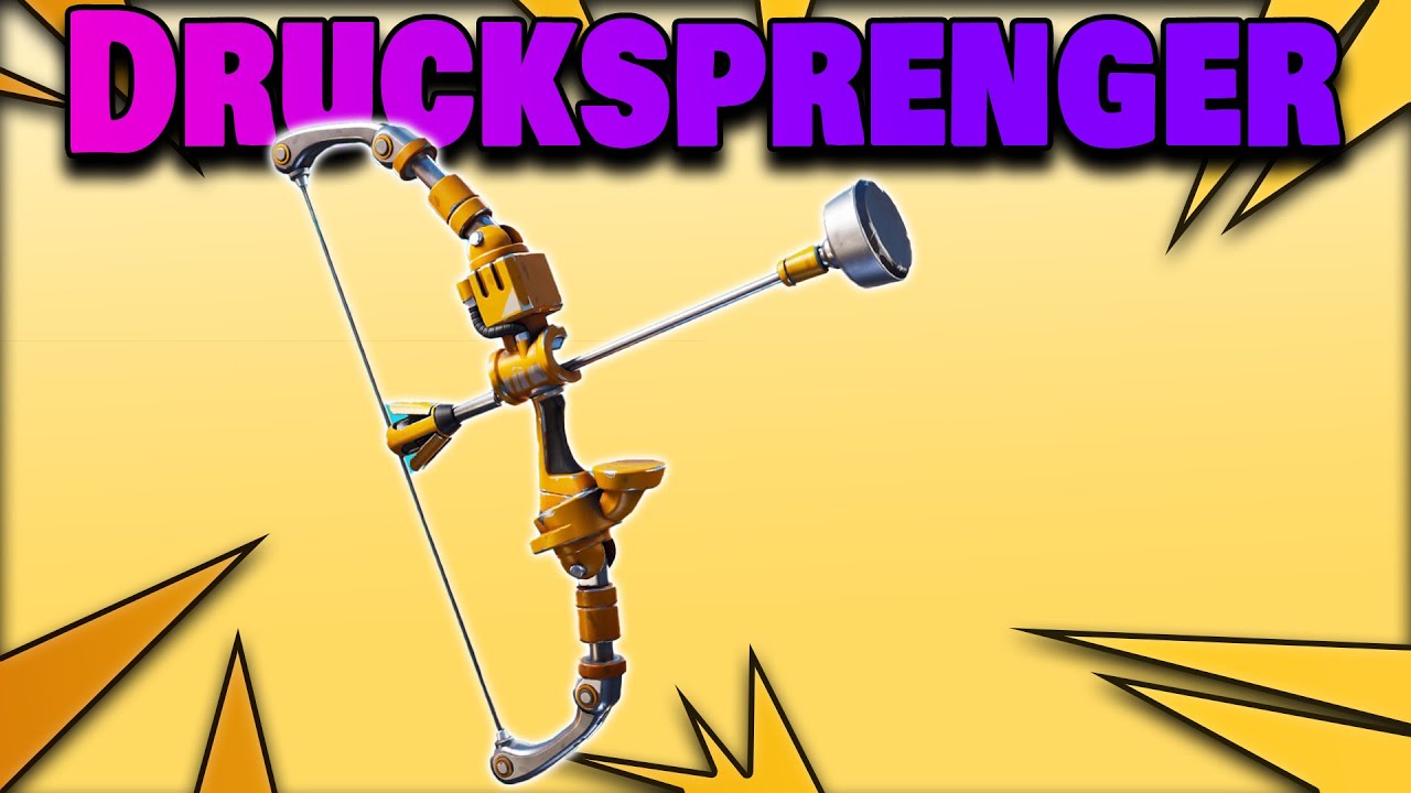Drucksprenger - nagelneuer Bogen! | Fortnite Rette die Welt