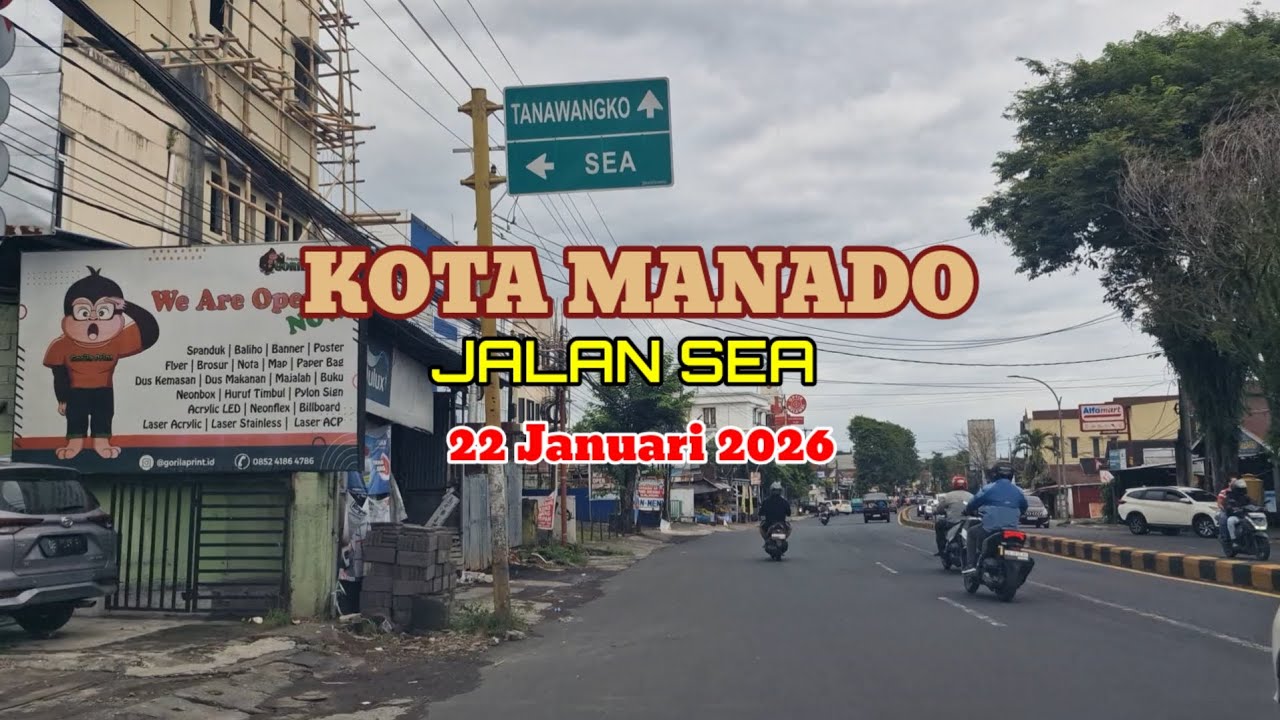 Jalan Sea, Malalayang, Kota Manado, 22 Januari 2026