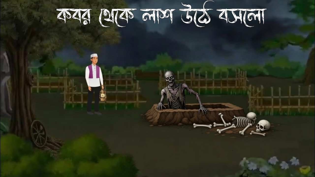 Bangla Horror Story | Bhuter Golpo .কবর থেকে লাশ উঠে বসলো! 😱