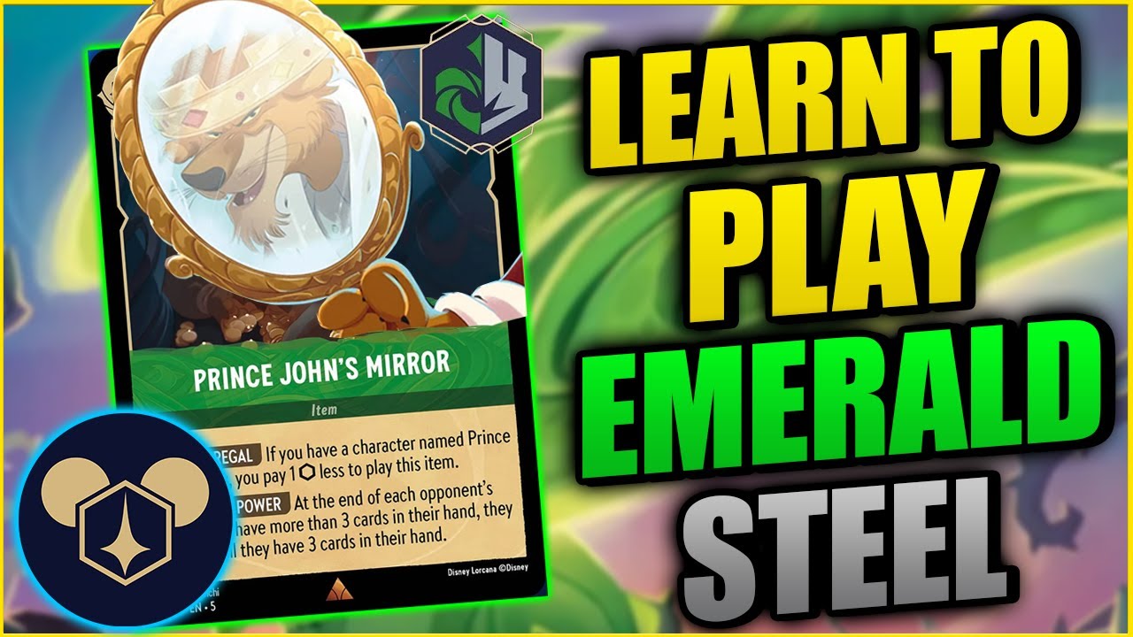 LEARN TO PLAY: EMERALD/STEEL IN LORCANA’S SHIMMERING SKIES META