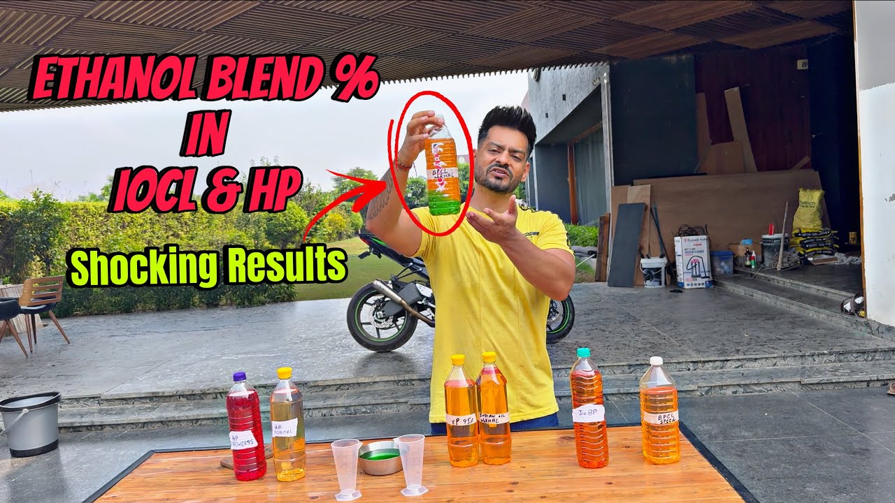 Ethanol blend % test | Iocl & HP | Is It E20? (Shocking Results) 