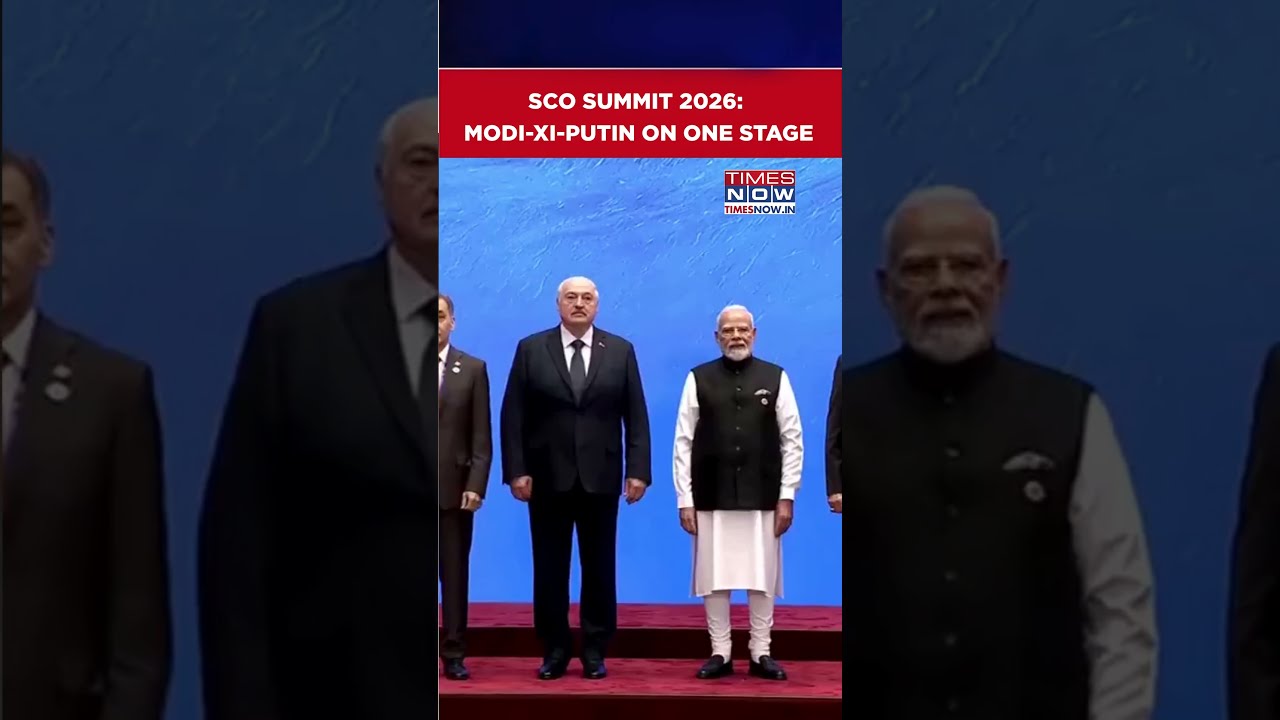 SCO Summit 2026: PM Modi, China's Xi Jinping, Russia's Putin On One Stage | Watch #shorts
