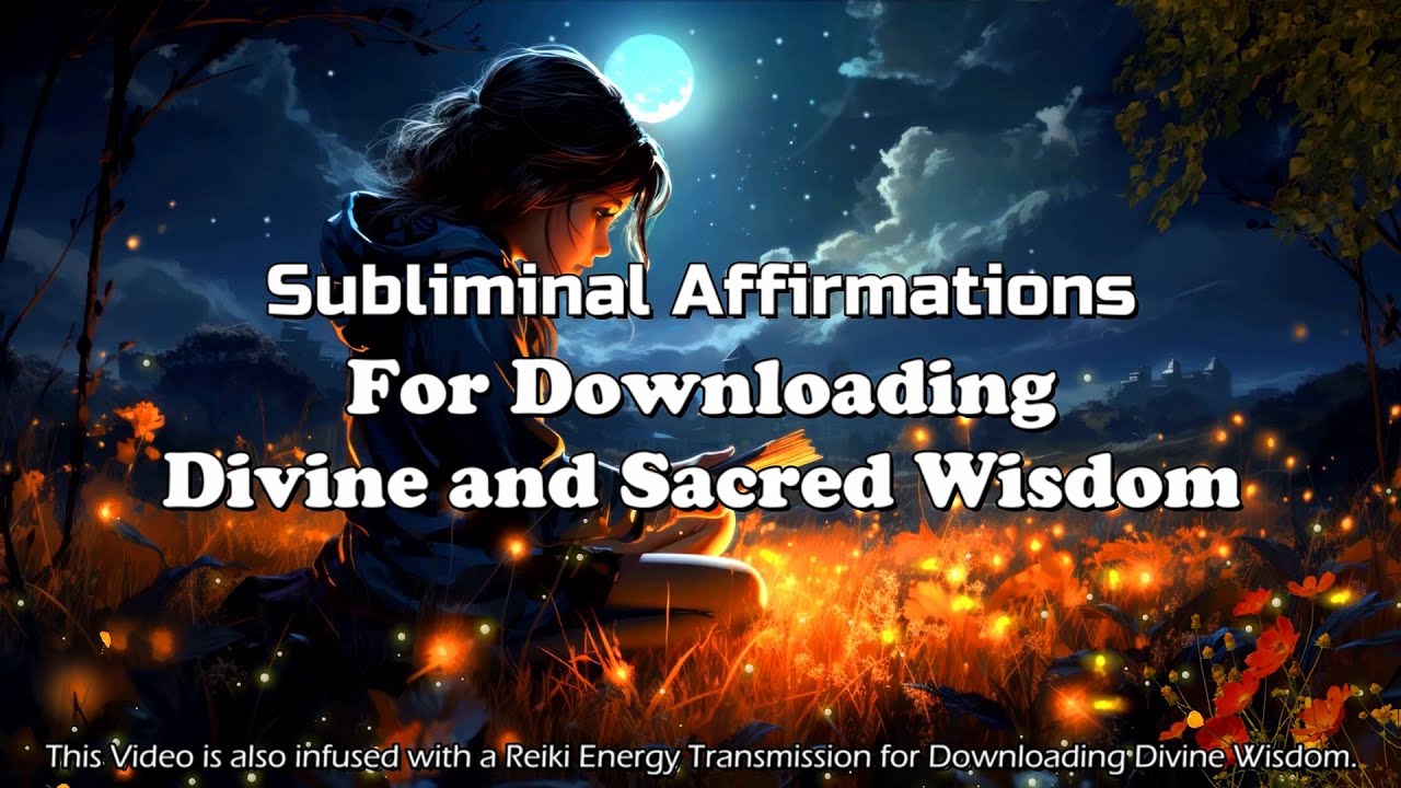 DOWNLOAD DIVINE WISDOM & KNOWLEDGE | Subliminal Affirmations & Reiki