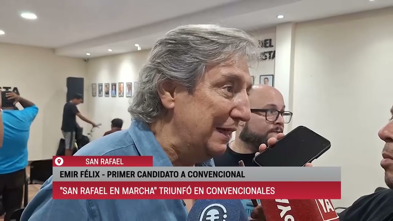 SAN RAFAEL: “SAN RAFAEL EN MARCHA”  TRIUNFÓ EN CONVENCIONALES