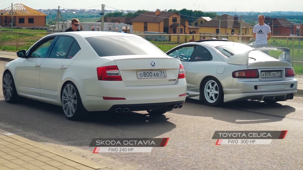 ПОПЫТКА ОБОГНАТЬ НЕМЦЕВ - TOYOTA ALTEZZA и CELICA против SKODA OCTAVIA и VW PASSAT CC