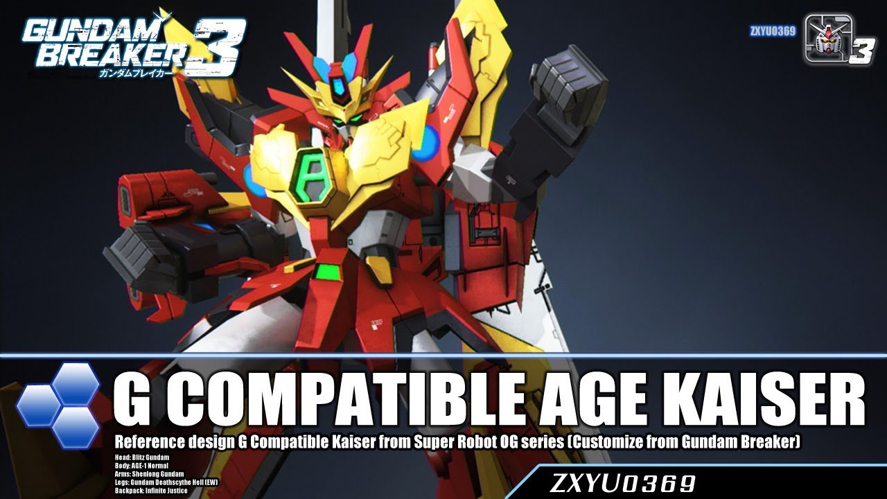 [PS4] Gundam Breaker 3 : G Compatible AGE Kaiser