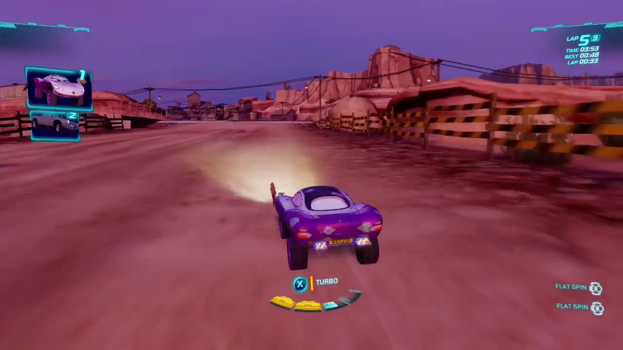 Cars 2 The Video Game | Cherry Blossom Holley - Radiator Sprint | 9 laps