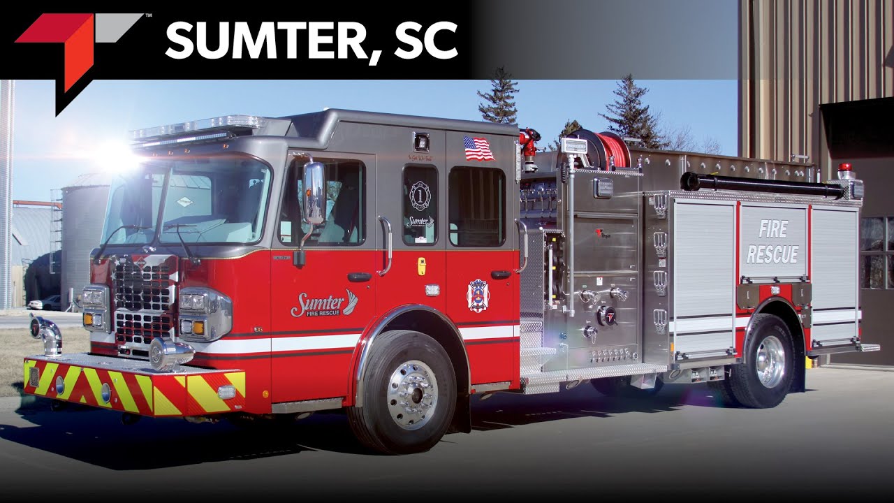 Sumter Fire Department Toyne Pumper Delivery Video
