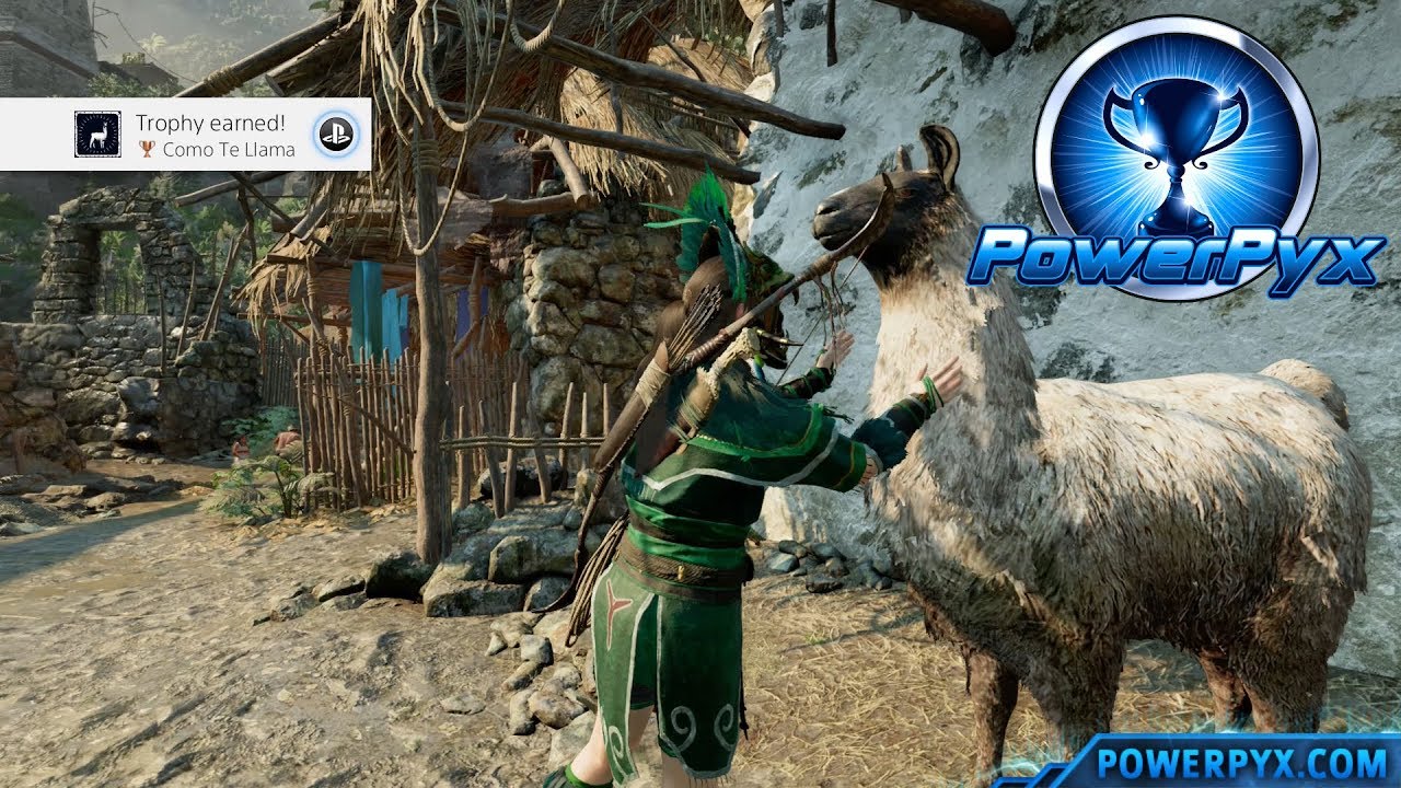 Shadow of the Tomb Raider - Como Te Llama Trophy Guide (Llama Locations)