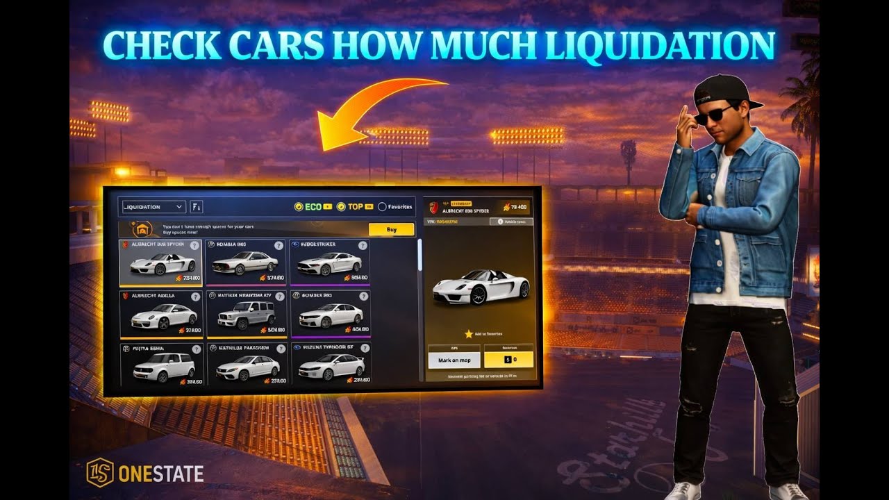 HOW MUCH DO CARS LIQUIDATE FOR? | ONE STATE RP