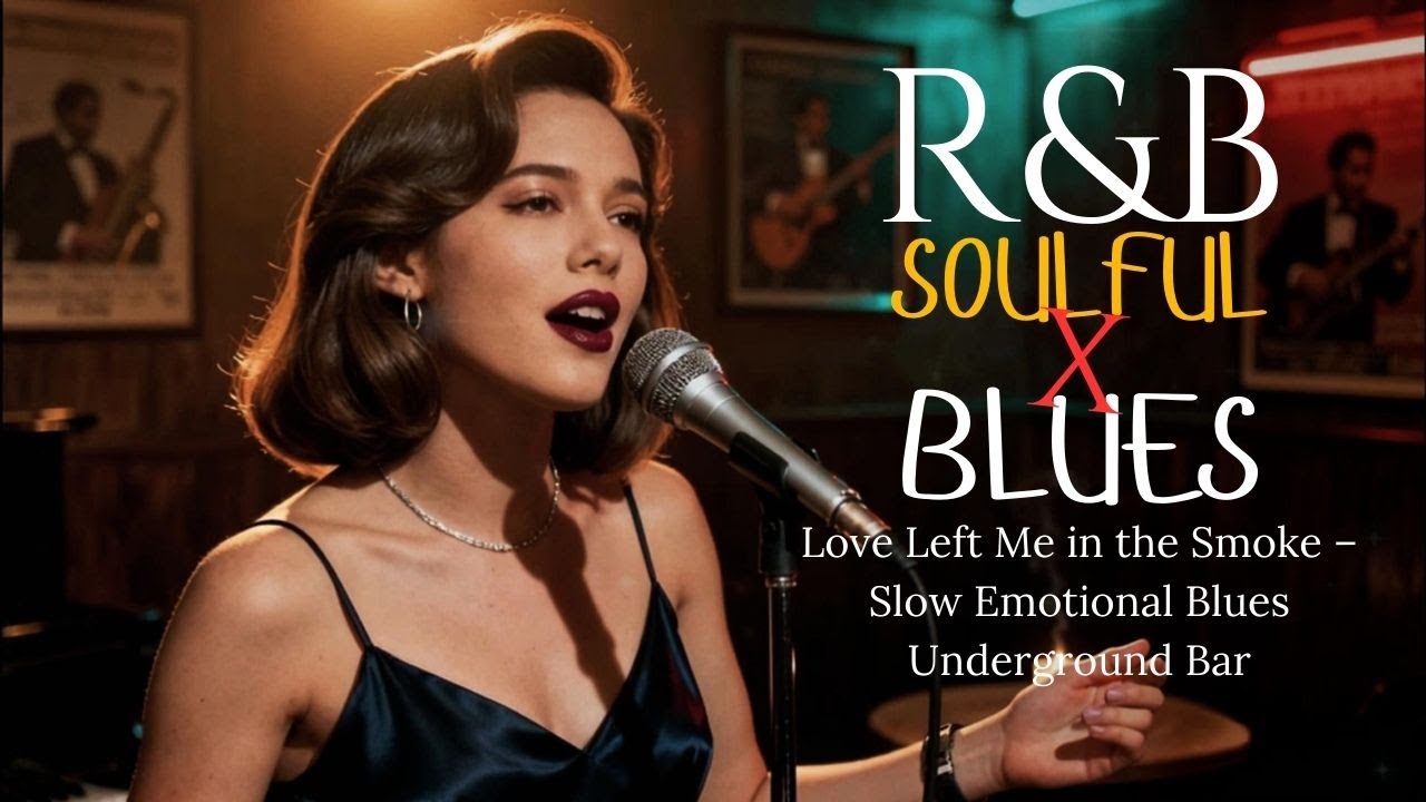 【R&B Soul x Blues】Love Left Me in the Smoke – Slow Emotional Blues  Underground Bar