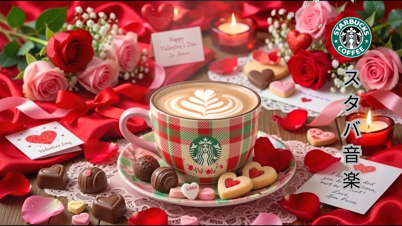 【途中広告なし】【 スタバ bgm 】2月の朝は、スターバックスの甘い春の歌で始めましょう☕ 春の朝のジャズ音楽がリラックスした雰囲気を演出します | ポジティブなボサノバ音楽は仕事や勉強に役立ちます