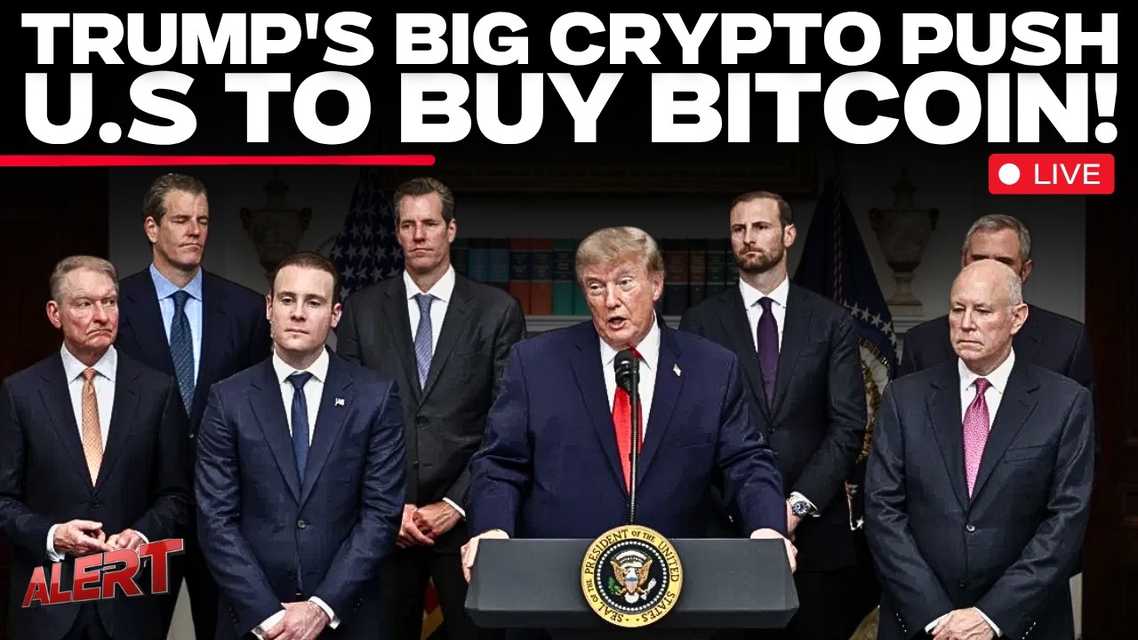 Trump LIVE: Bitcoin Surges The Most Since March As Trump Unveils Massive Crypto Push |US Crypto News