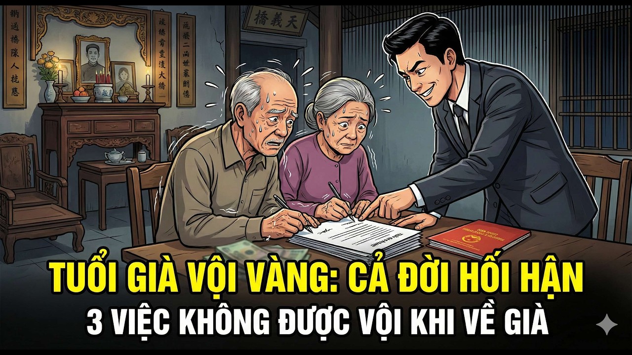 3 Việc Tuổi Già Tuyệt Đối Không Được Vội – Sai Một Ly Đi Cả Quãng Đời Còn Lại