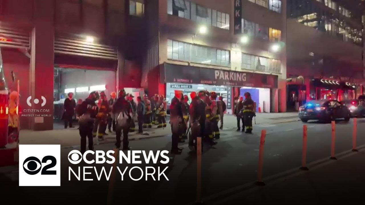 1 critically injured after explosion inside NYC parking garage