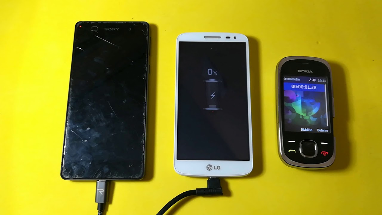 Battery charge test lg g2 mini Sony xperia E5