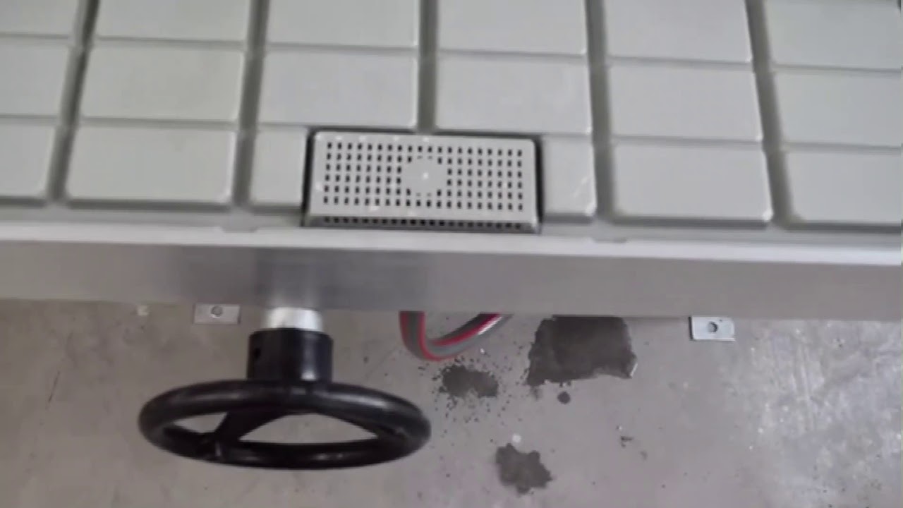 ECO FARM  Movable Hydroponic Grow Drain Table Flood Trays Growing Systems for Propagating Seedling
