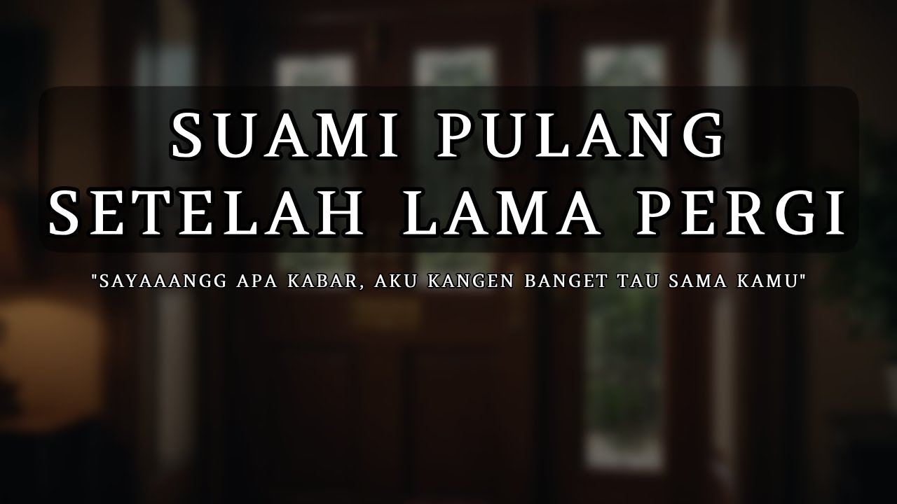 Kangen Kamuuu.... [ASMR] [Husband] [Clingy] [Cuddle] [Indonesia]