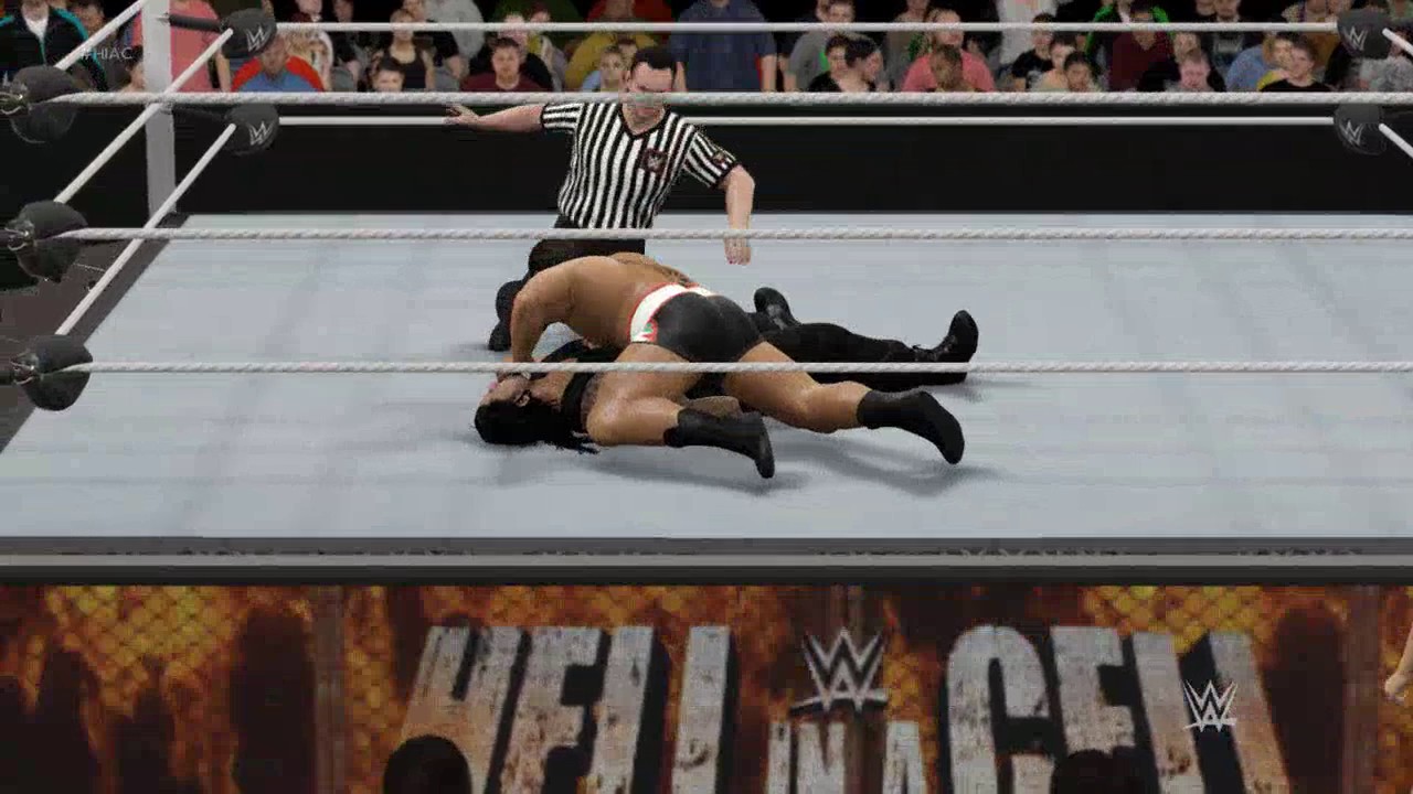 ROMAN REIGNS VS RUSEV - 2016 HELL IN A CELL - WWE UNITED STATES CHAMPIONSHIP - WWE 2K17