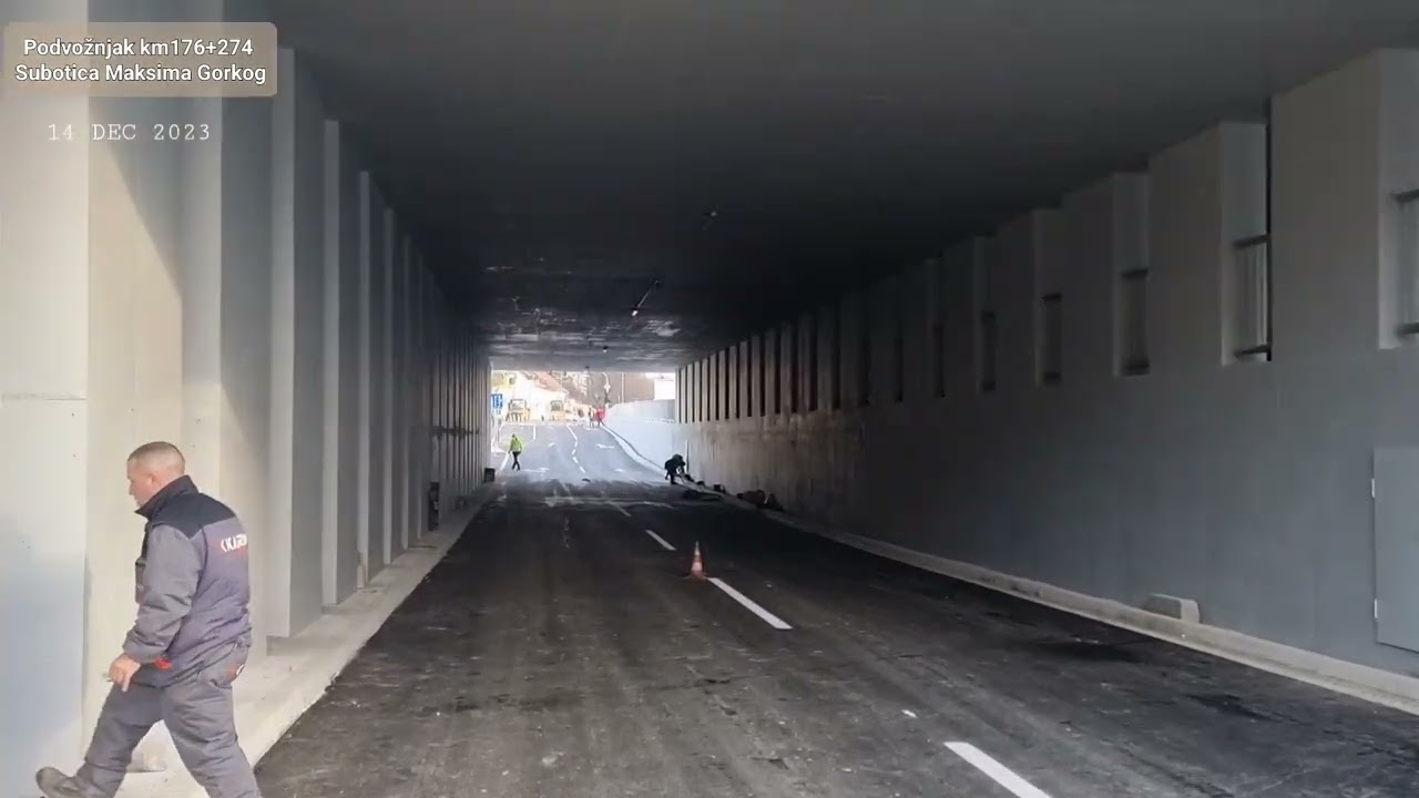 231214 Podvožnjak km176+274 Subotica Maksima Gorkog