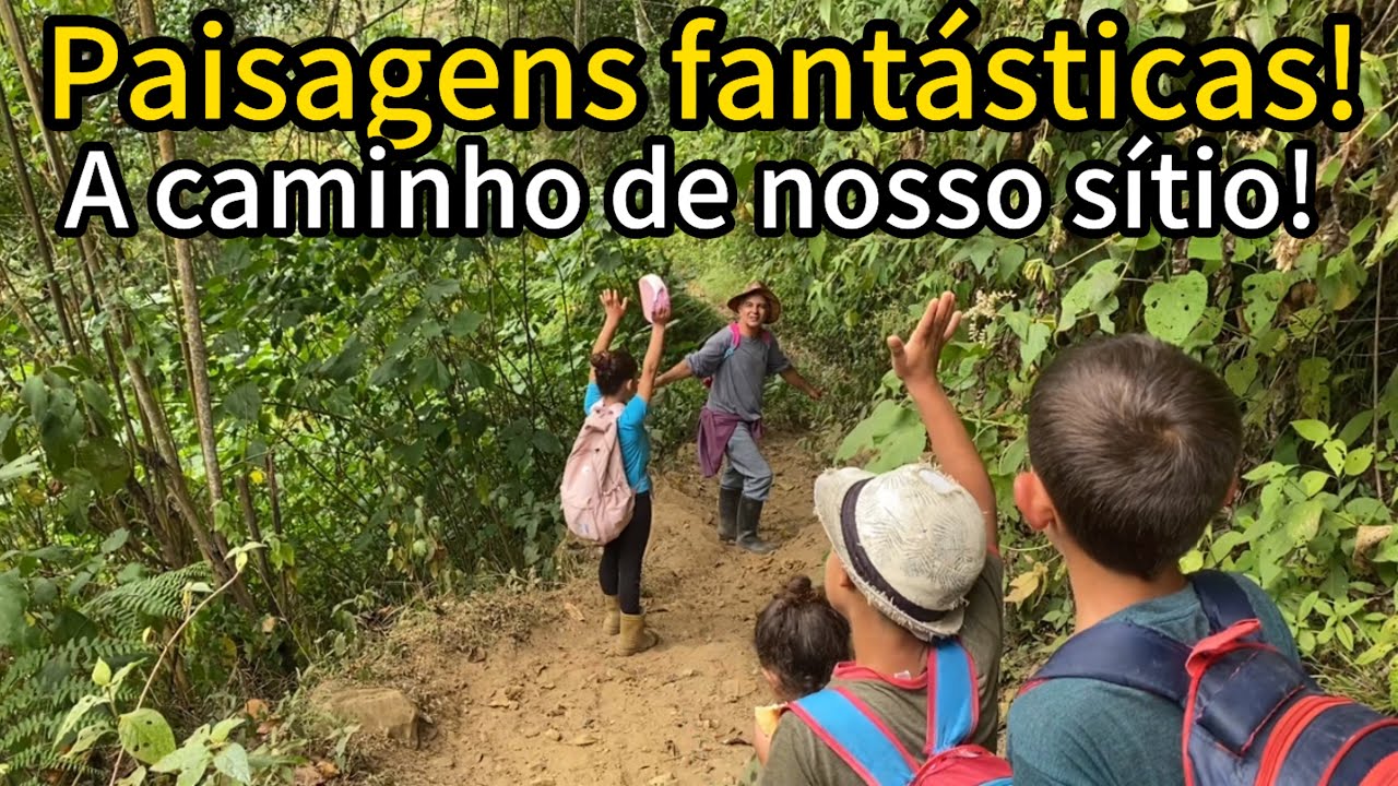 PAISAGENS FANTÁSTICAS A CAMINHO DE NOSSO SITIO!