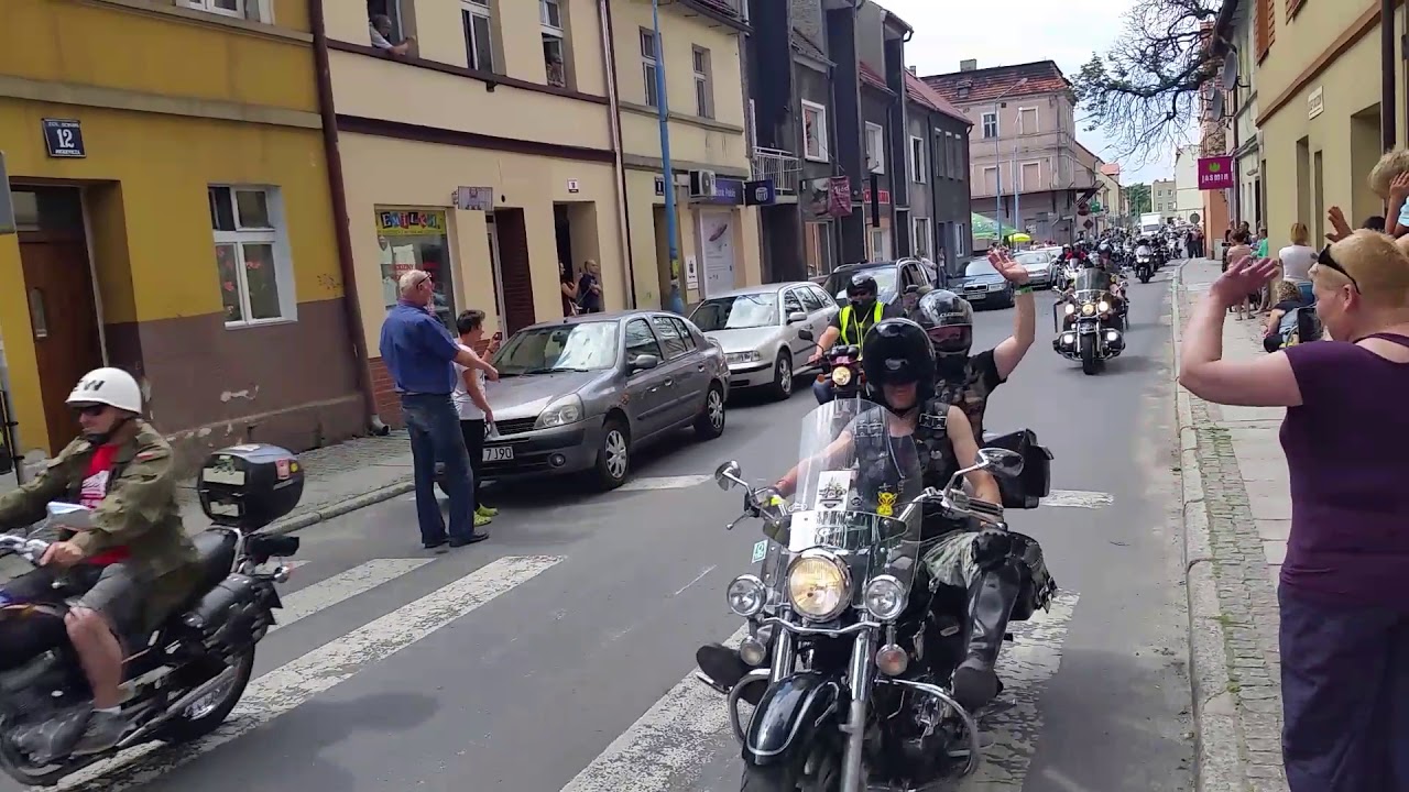 ŚCINAWA 2017 BLUES NAD ODRĄ PARADA MOTOCYKLI